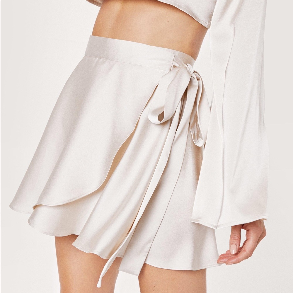 Nasty Gal Silk Skirt